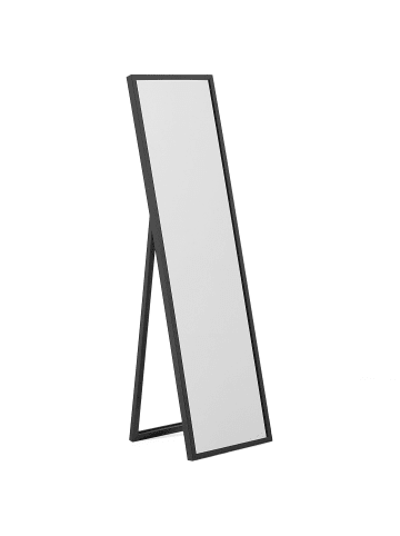 Beliani Standspiegel TORCY in Schwarz - (W) 40 x (H) 140 x (L) 3 cm Vertikal