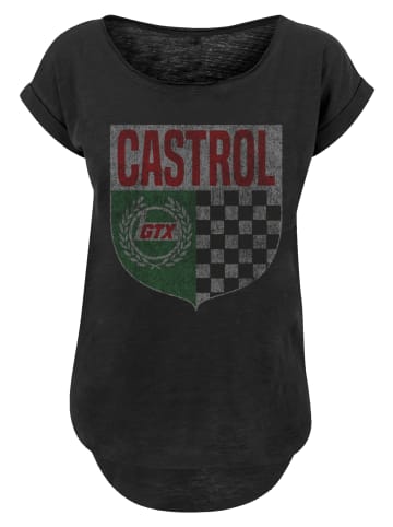 F4NT4STIC Long Cut T-Shirt Castrol Shield in schwarz
