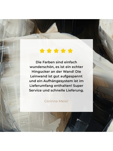 MuchoWow Leinwand bilder Verbundene Figuren (BxH)