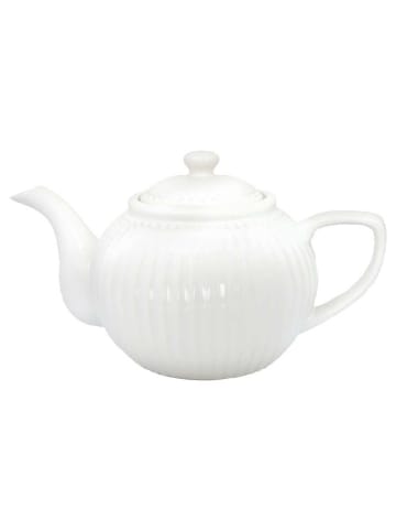 Greengate XL Teekanne ALICE Weiß 1,5 Liter