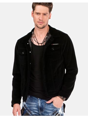 Cipo & Baxx Jacke in schwarz