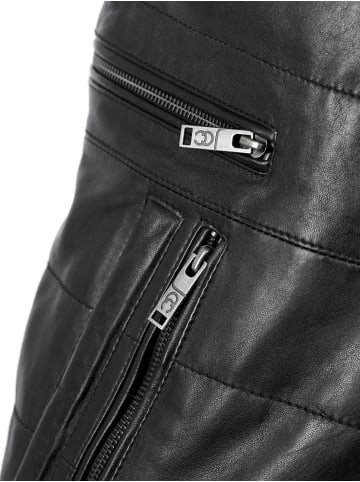 JCC Lederweste 3102179 in schwarz