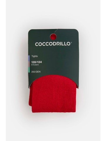 Coccodrillo Strumpfhose in metallisches Rot