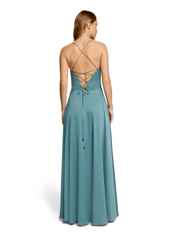 Vera Mont Abendkleid mit Wasserfallausschnitt in Cloudy Sky