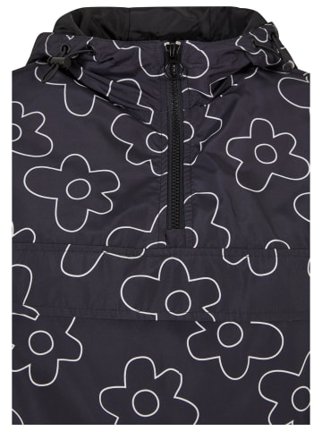 Urban Classics Windbreaker in blackflower