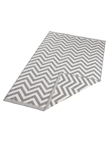 NORTHRUGS In- & Outdoor Wendeteppich Palma Grau Creme