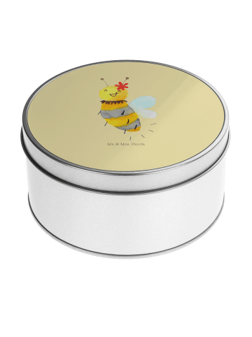 Mr. & Mrs. Panda Aufbewahrungsbox Biene Blume ohne Spruch in Gelb Pastell