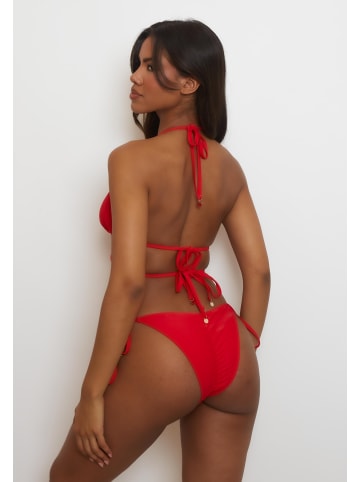 Moda Minx Bikini Hose Valentina Coin Tie Side in rot