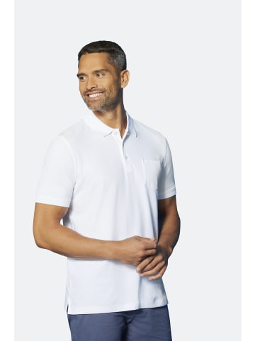 Bugatti Poloshirt in weiß