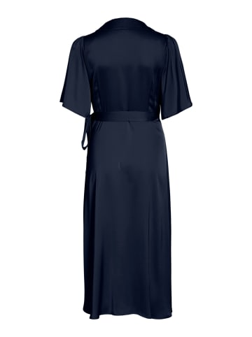 Vila Kleid mit V-Ausschnitt in Navy Blazer