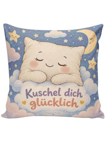 Mr. & Mrs. Panda Polsterkissen Kuschelkissen mit Gesicht Design ... in Weiß
