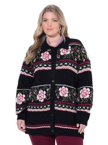 Ulla Popken Strickjacke in schwarz