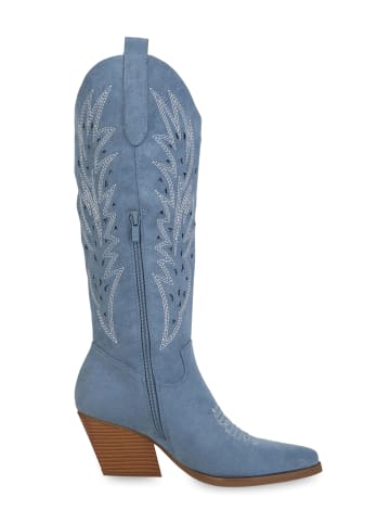 VAN HILL Cowboystiefel Madison in Blau