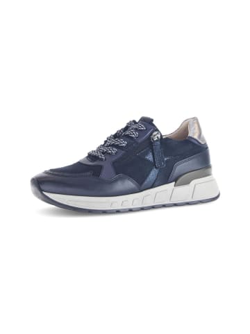 Gabor Comfort Sportlicher Schnürschuh in blau