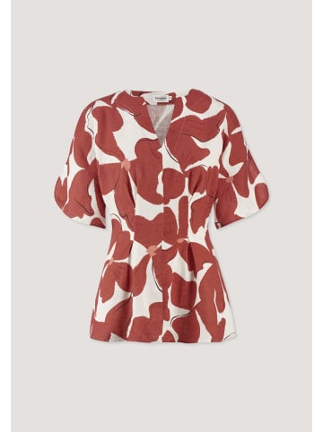 Hessnatur Bluse in terrakotta