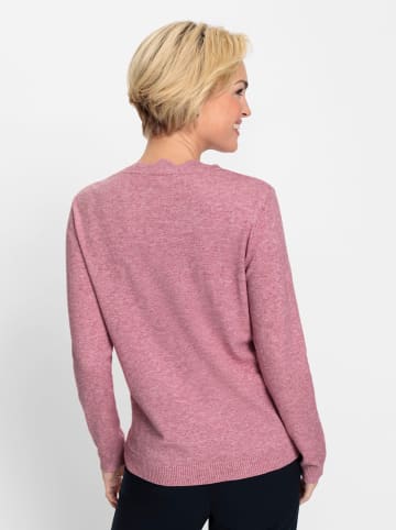 WITT WEIDEN Langarm-Pullover in altrosa-meliert