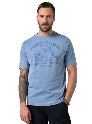 JP1880 Kurzarm T-Shirt in light blue