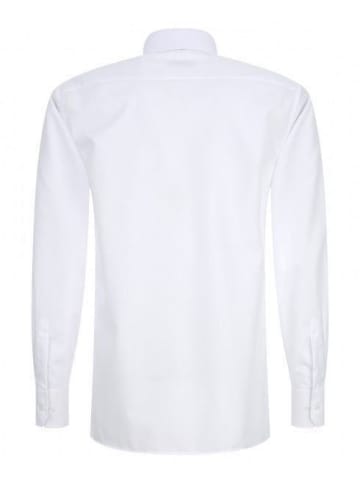 Eterna Langarm Hemd Modern-Fit Popeline in Weiß