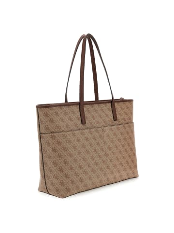 Guess Power Play - Shopper L mit herausnehmbarer Pouch 40 cm in latte logo