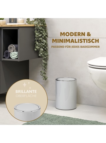 bremermann Bad-Serie SAVONA Kosmetikeimer grau