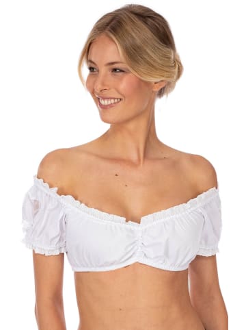 Krüger Dirndl Dirndlbluse 031140 in weiß