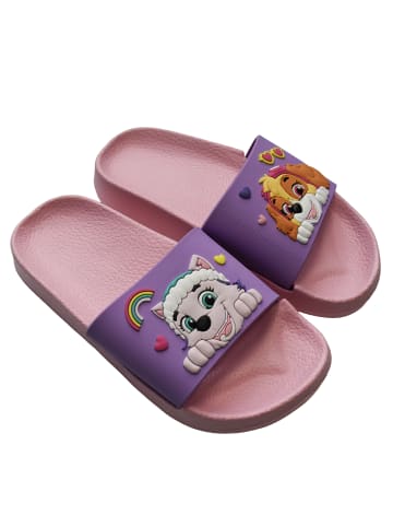 Paw Patrol Paw Patrol Badelatschen Skye & Everest Badeschlappen Badesandalen in rosa