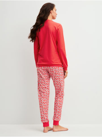 Calida Pyjama in red glow