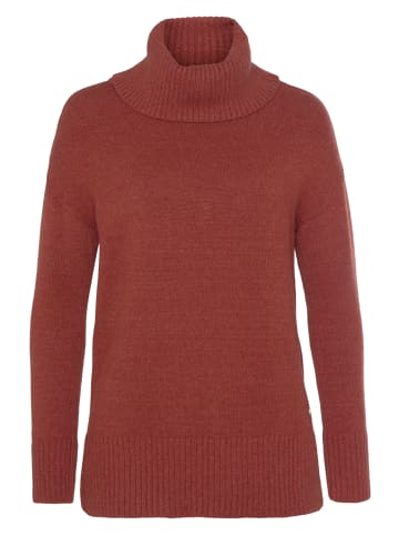 Tamaris Strickpullover in rost melange