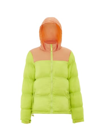 hoona Wattierte Steppjacke in Saure Limette Aprikose