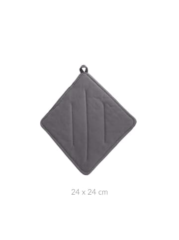 La Cucina Küchengriff in Dunkelgrau, (B) 24 x (H) 3 x (L) 24 cm