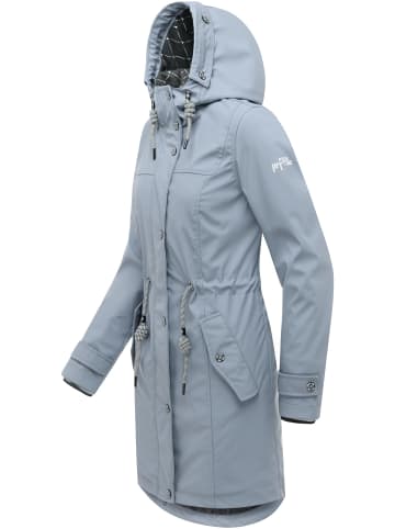 PEAK TIME Regenjacke L60042 in Smoke Blue