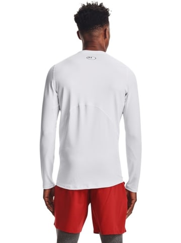 Under Armour Longsleeve "ColdGear Fitted Crew" in Weiß