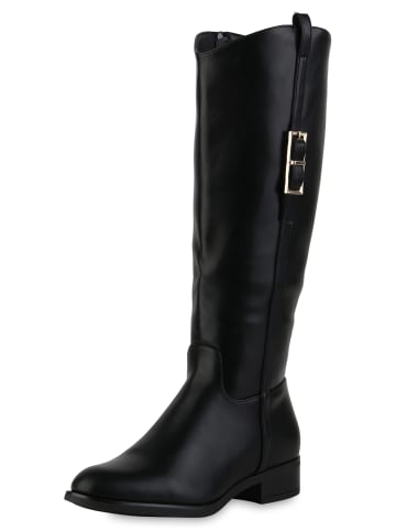 VAN HILL Reiterstiefel Anna in Schwarz