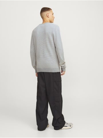Jack & Jones Strickpullover in Light Grey Melange