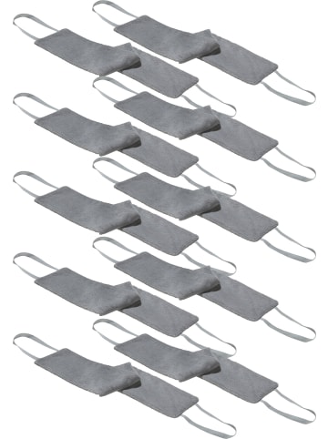 Erwin Müller Frottier Waschgurt 10er-Pack in grau