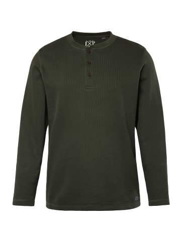 JP1880 Kurzarm T-Shirt in dunkelgrün