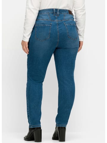 sheego Stretch-Jeans in blue denim