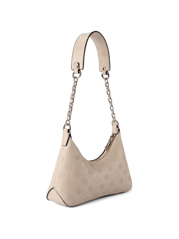 Guess Dita Schultertasche 27 cm in light taupe logo
