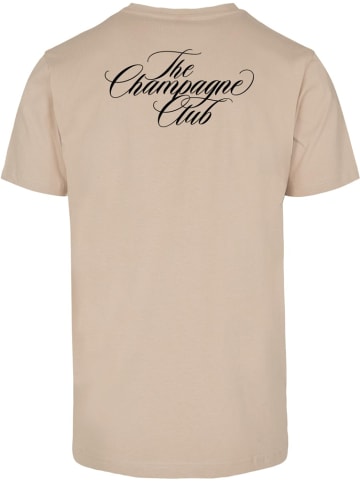 Mister Tee T-Shirt "Champagne Club Tee" in Beige