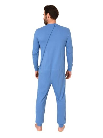 NORMANN Pflegeoverall langarm Reißverschluss Rücken - 88492 in hellblau