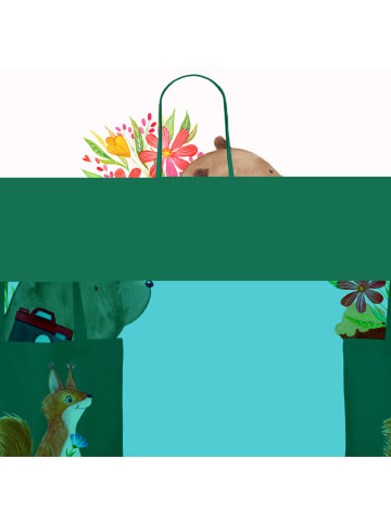 Mr. & Mrs. Panda Schultasche Eichhörnchen Blume ohne Spruch in Mint