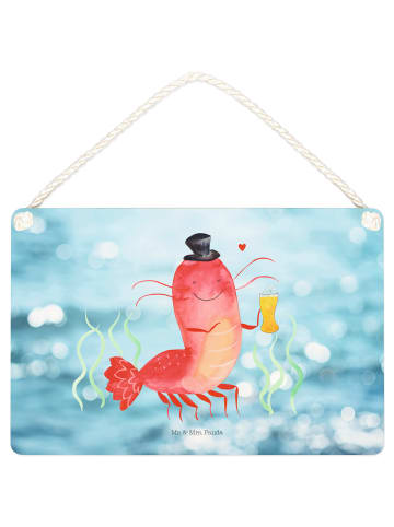 Mr. & Mrs. Panda Schild Hummer Weizen ohne Spruch in OZeichenanblue