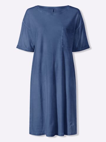 Heine Jerseykleid in jeansblau