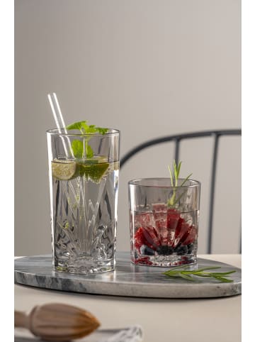 LEONARDO Trinkglas CAPRI 4er-Set 390 ml grau