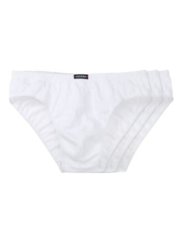 CECEBA Baumwolle, Single-Jersey Bio Slip 3er-Pack in weiß