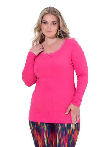 MIAMODA Longsleeve in hibiskuspink