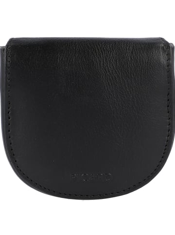 PICARD Apache Geldbörse Leder 9 cm in schwarz