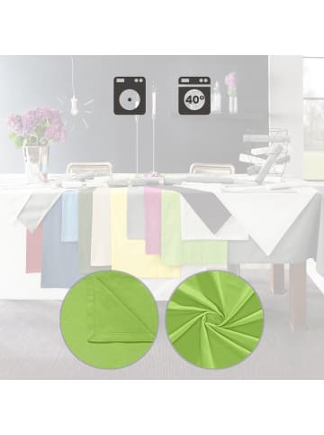 REDBEST Baumwolle Tischdecke Seattle in apfelgrün