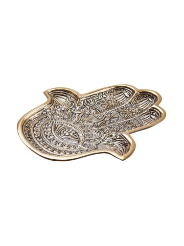 Butlers Deko Schale B 20 x T 18cm HAMSA in Gold