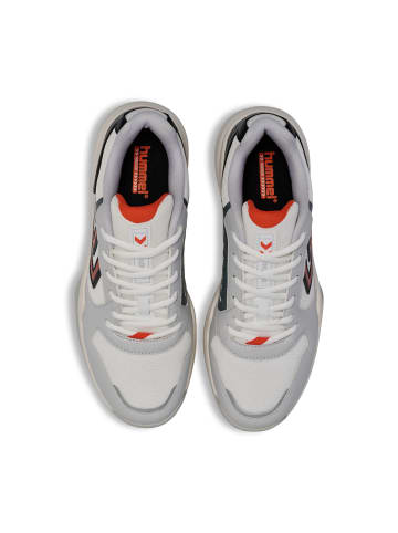 Hummel Hallenschuh All Court Innenbereich Damen in WHITE/BLACK/RED
